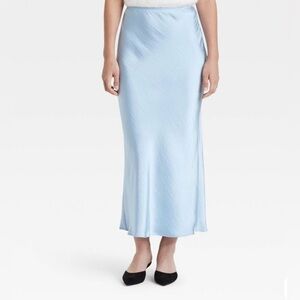 A new day Light Blue Maxi Skirt